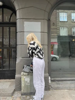 Aino hør bukser hvid