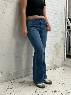 Amani bootcut jeans - Blå denim