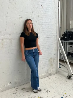 Amani bootcut jeans - Blå denim