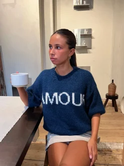 Amour striktrøje - Navy