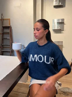 Amour striktrøje - Navy