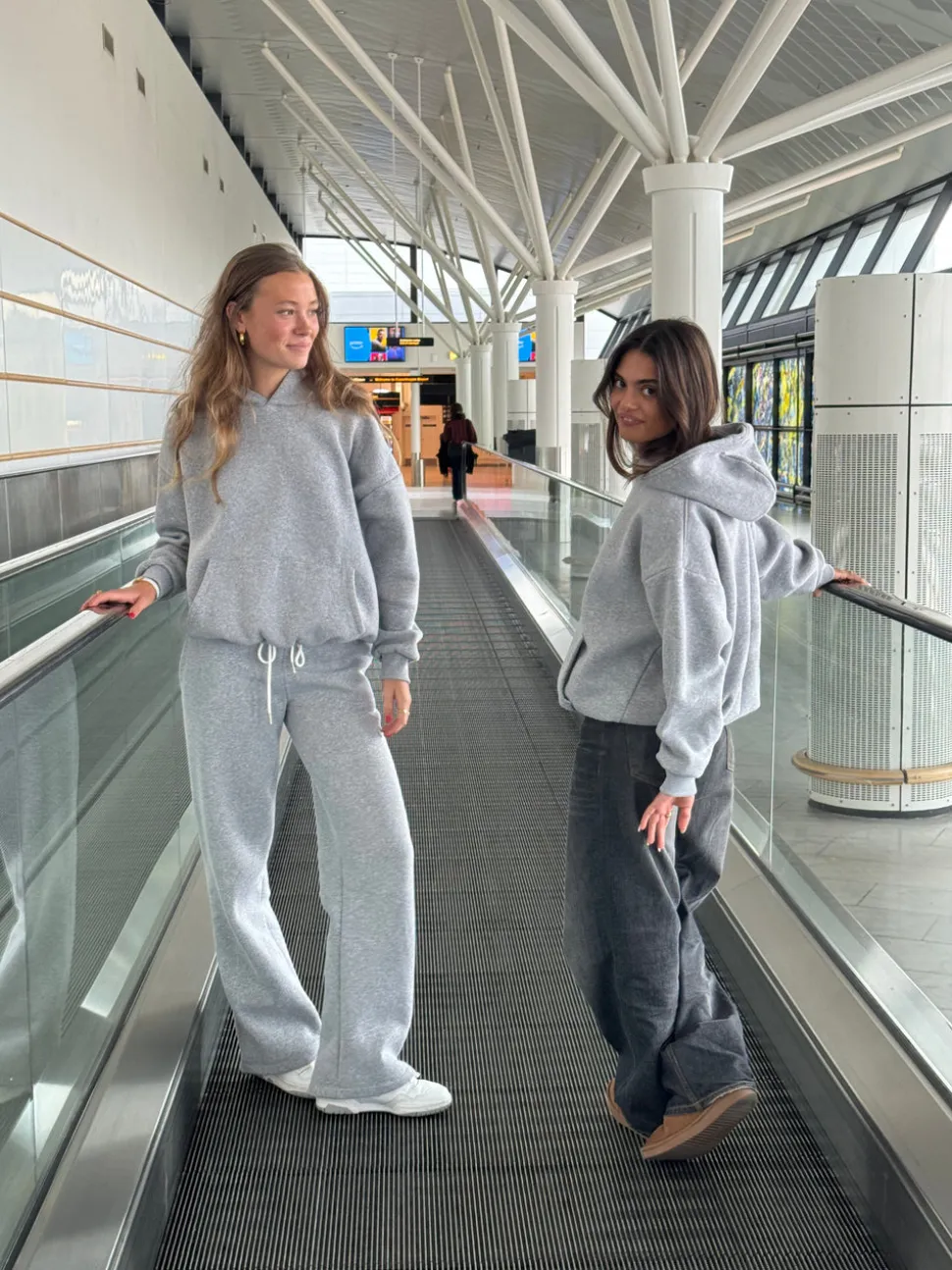 Anelise hoodie - Grå melange