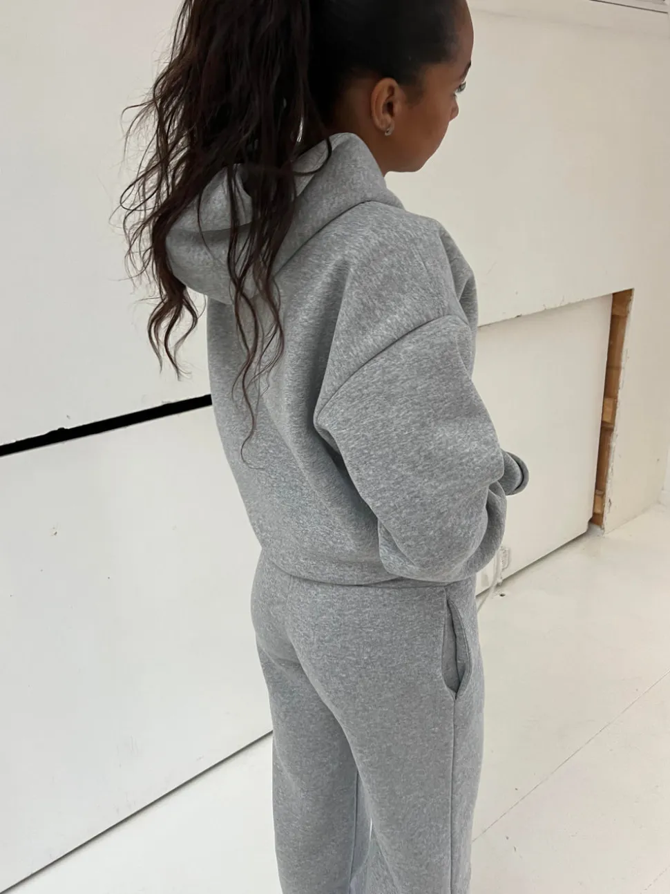 Anelise hoodie - Grå melange