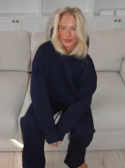 Anelise hoodie - Navy