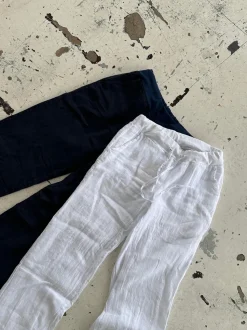 Angel hør bukser - navy