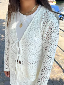 Angelina blondebluse - Hvid