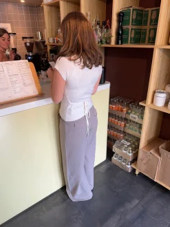 Anja suit bukser - Grå/beige
