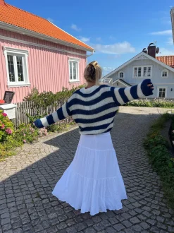 Anna Olympia striktrøje - Navy