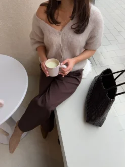 Annaly mohair cardigan - Beige