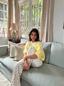 Annaly mohair cardigan - Gul