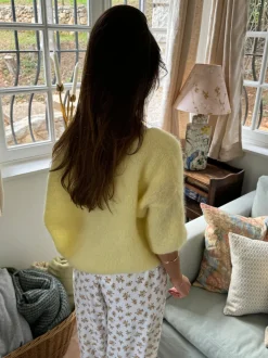 Annaly mohair cardigan - Gul