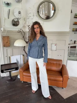Annie denimblazer - Blå