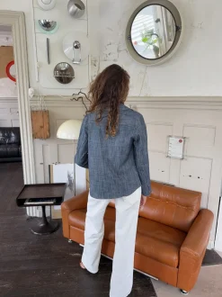 Annie denimblazer - Blå