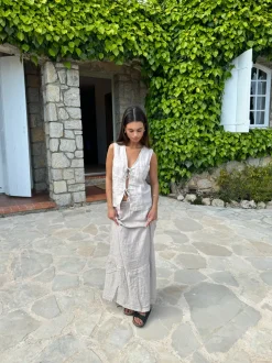 Anouska hørtop - Beige