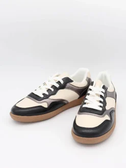 Apia sneakers - Hvid/sølv og sort