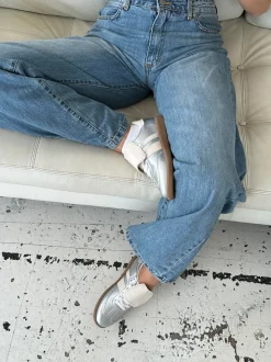 Astana sneakers med kappe - Sølv