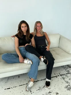 Astana sneakers med kappe - Sort