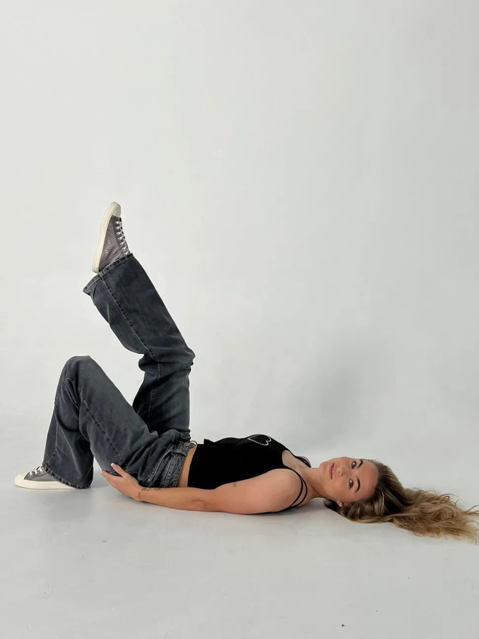 Audrey jeans - Grå