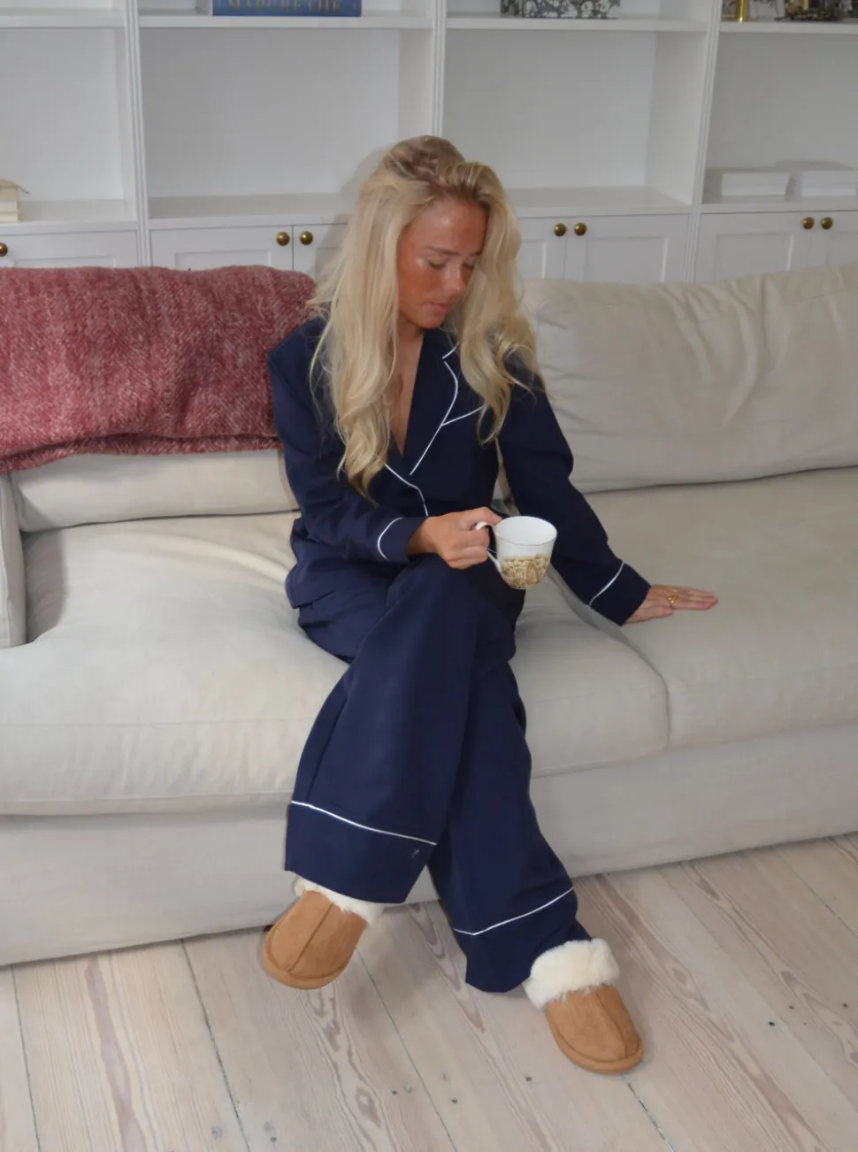 Aurelia pyjamasskjorte - Navy