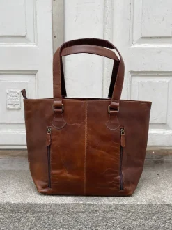 Aurum taske i ko - Brun