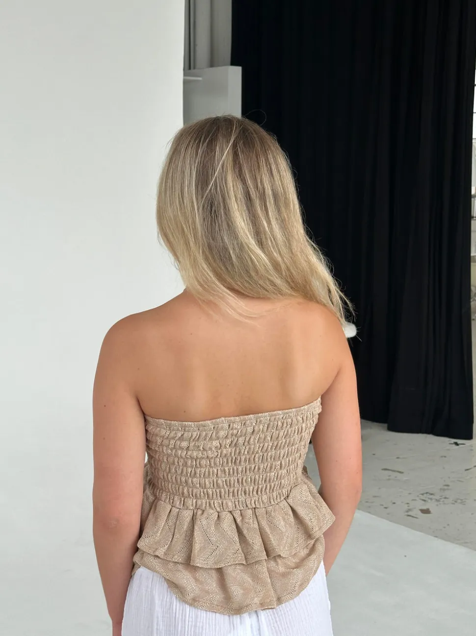 Ayia nederdel/top - Beige