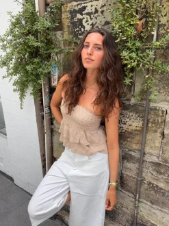 Ayia nederdel/top - Beige