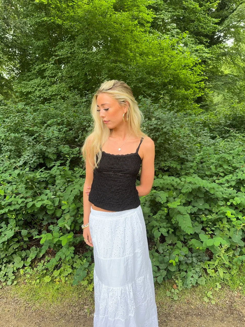 Bente blondetop - Sort