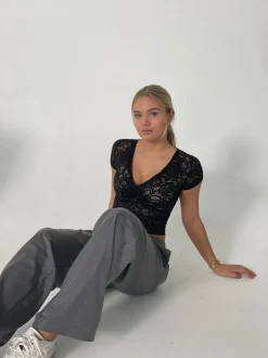 Bernadette blondetop - sort