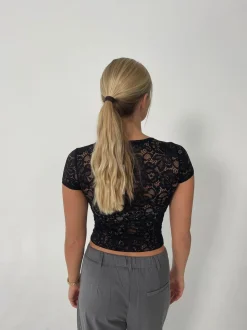 Bernadette blondetop - sort