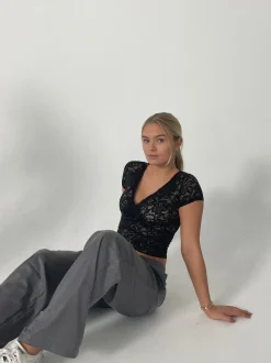 Bernadette blondetop - sort