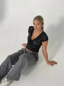 Bernadette blondetop - sort