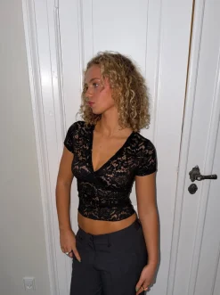 Bernadette blondetop - sort