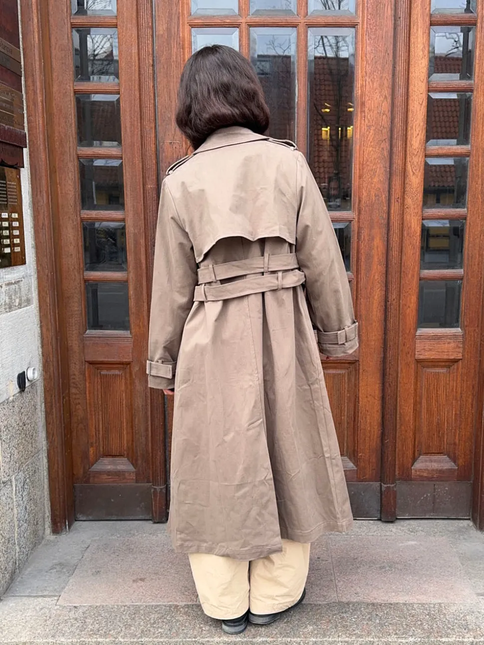 Bitta trenchcoat - Brun