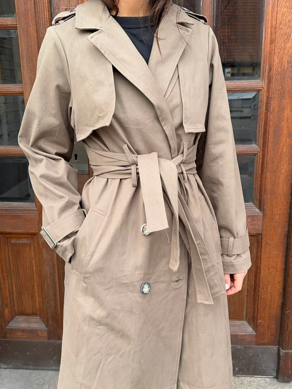 Bitta trenchcoat - Brun