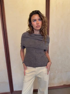 Bolivia multi striktrøje - Taupe