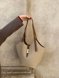 Brasília skuldertaske - Beige