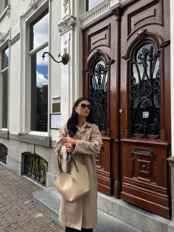 Brasília skuldertaske - Beige