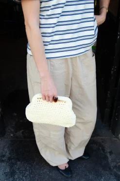 Calia hæklet clutch - Lys gul