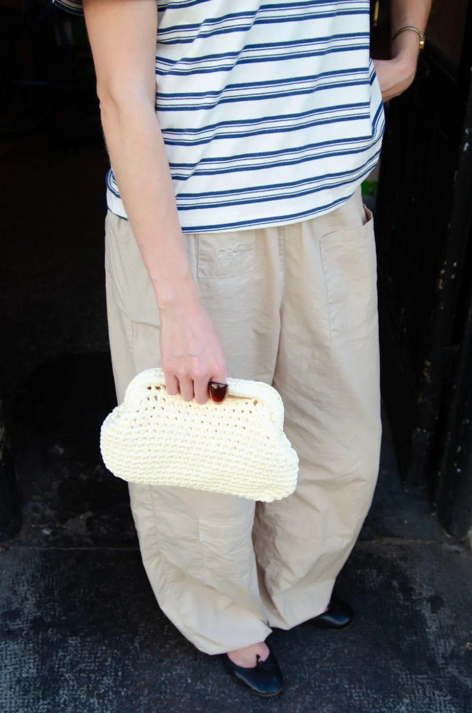 Calia hæklet clutch - Lys gul