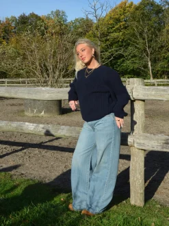 Candie striktrøje - Navy
