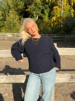 Candie striktrøje - Navy
