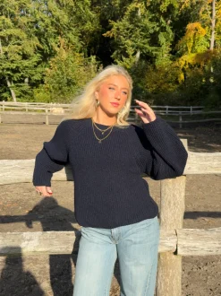 Candie striktrøje - Navy