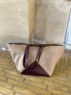 Caracas skuldertaske - Beige/brun