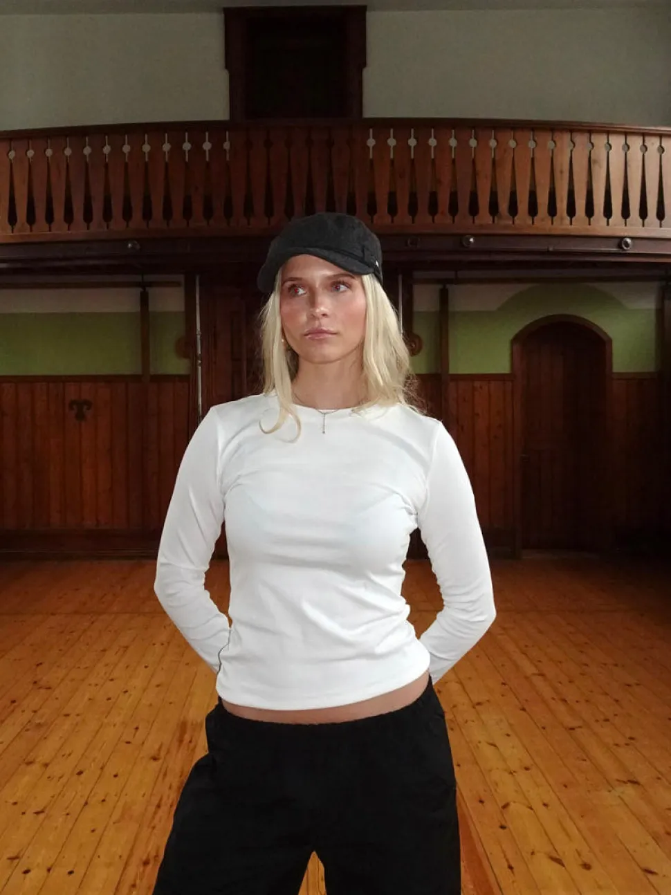 Carli langærmet bluse - Hvid