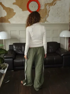 Carly kabelstrik med lynlås - Off white