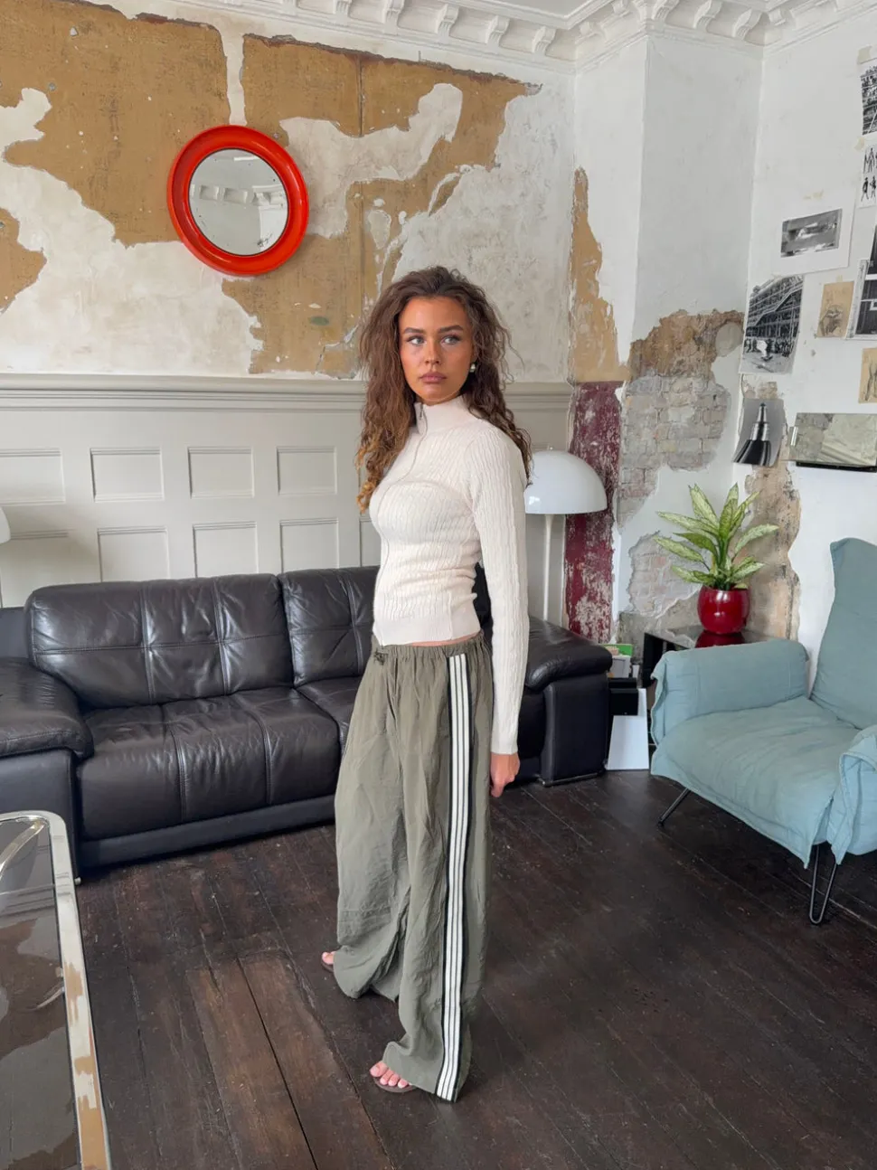Carly kabelstrik med lynlås - Off white