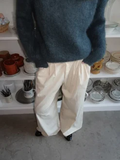 Chamomile bukser med lige ben - Off white