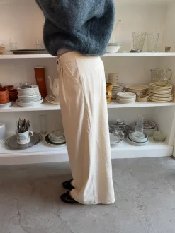 Chamomile bukser med lige ben - Off white