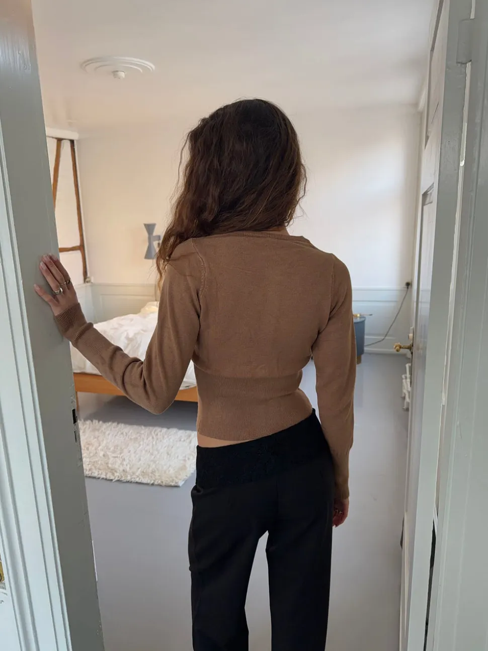 Charlotte cardigan - Brun