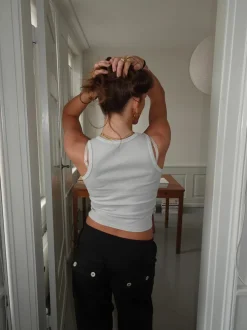 Chiara tanktop - Lys grå
